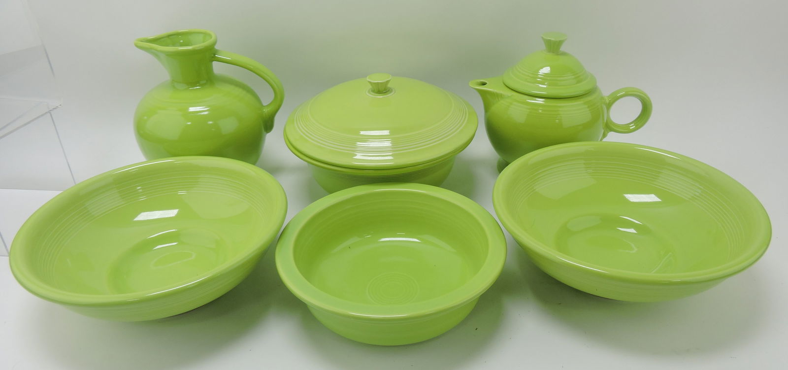 Fiesta Post 86 chartreuse lot of 6 pcs (1 of 1)
