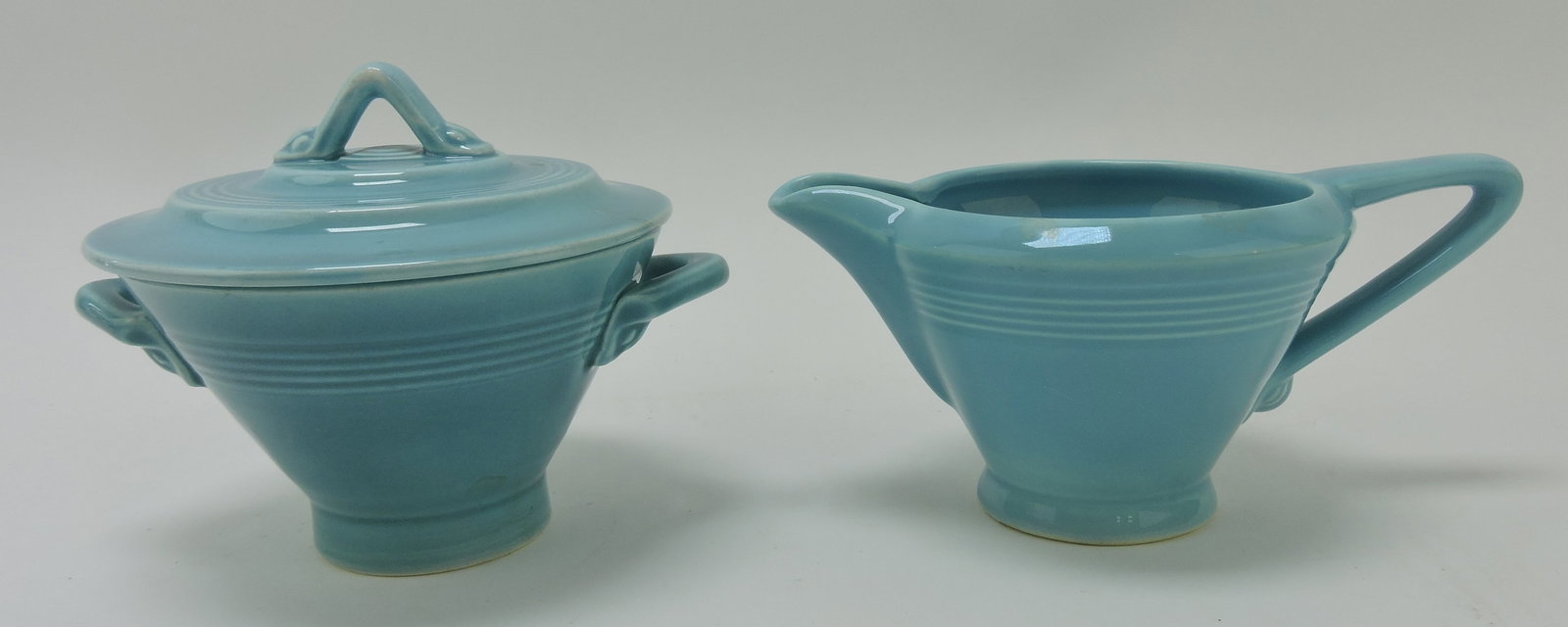 Harlequin cream & sugar, turquoise: .