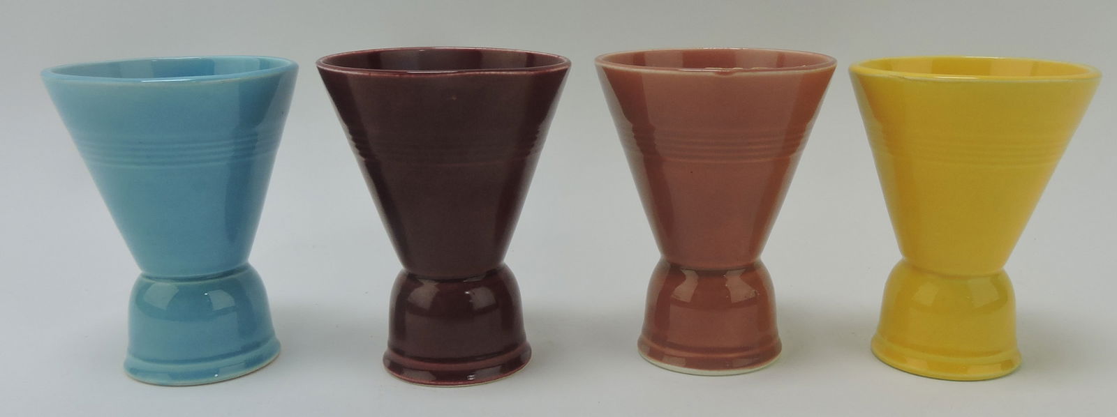 Harlequin double egg cup group, (1 of 1)