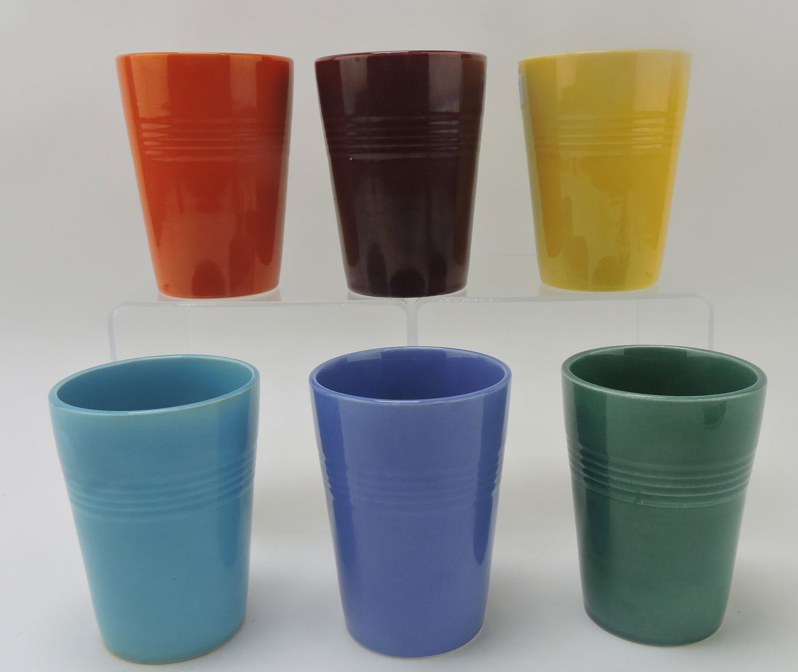 Harlequin tumbler group, 6 different colors: .