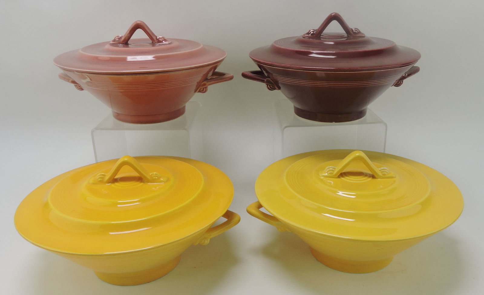 Harlequin casserole group, 4 mixed, (1 of 1)