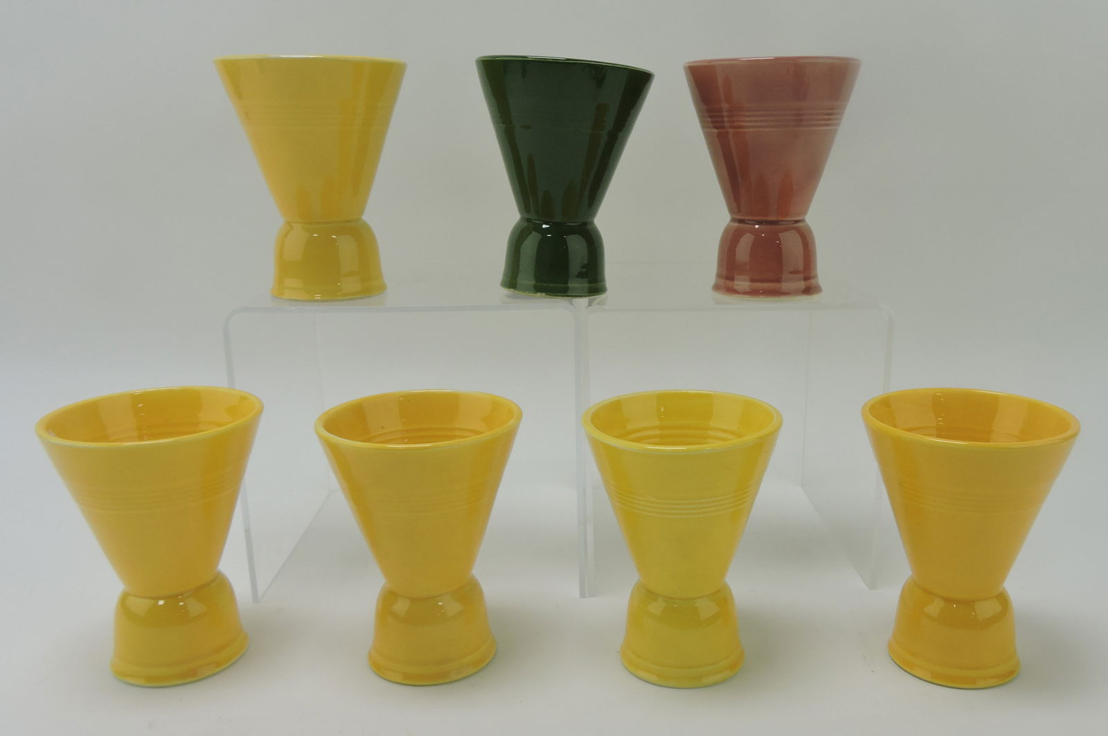 Harlequin double egg cup group: (1 of 1)