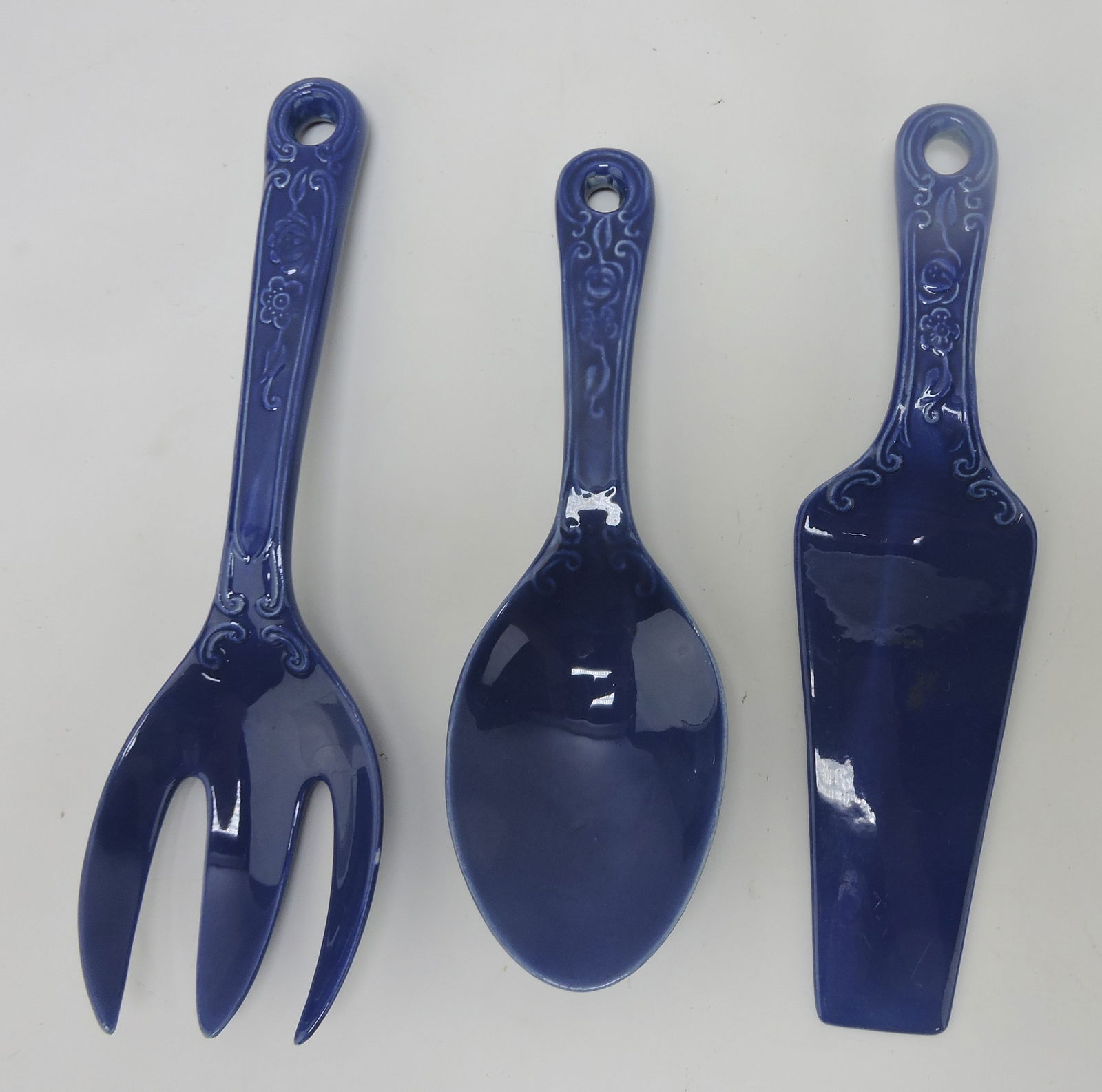 Kitchen Kraft 3 pc utensil set, cobalt (1 of 1)