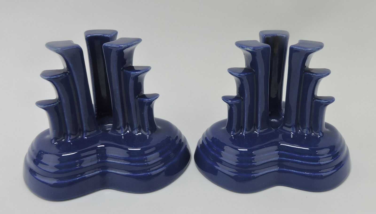 Fiesta tripod candle holder, pair, (1 of 1)