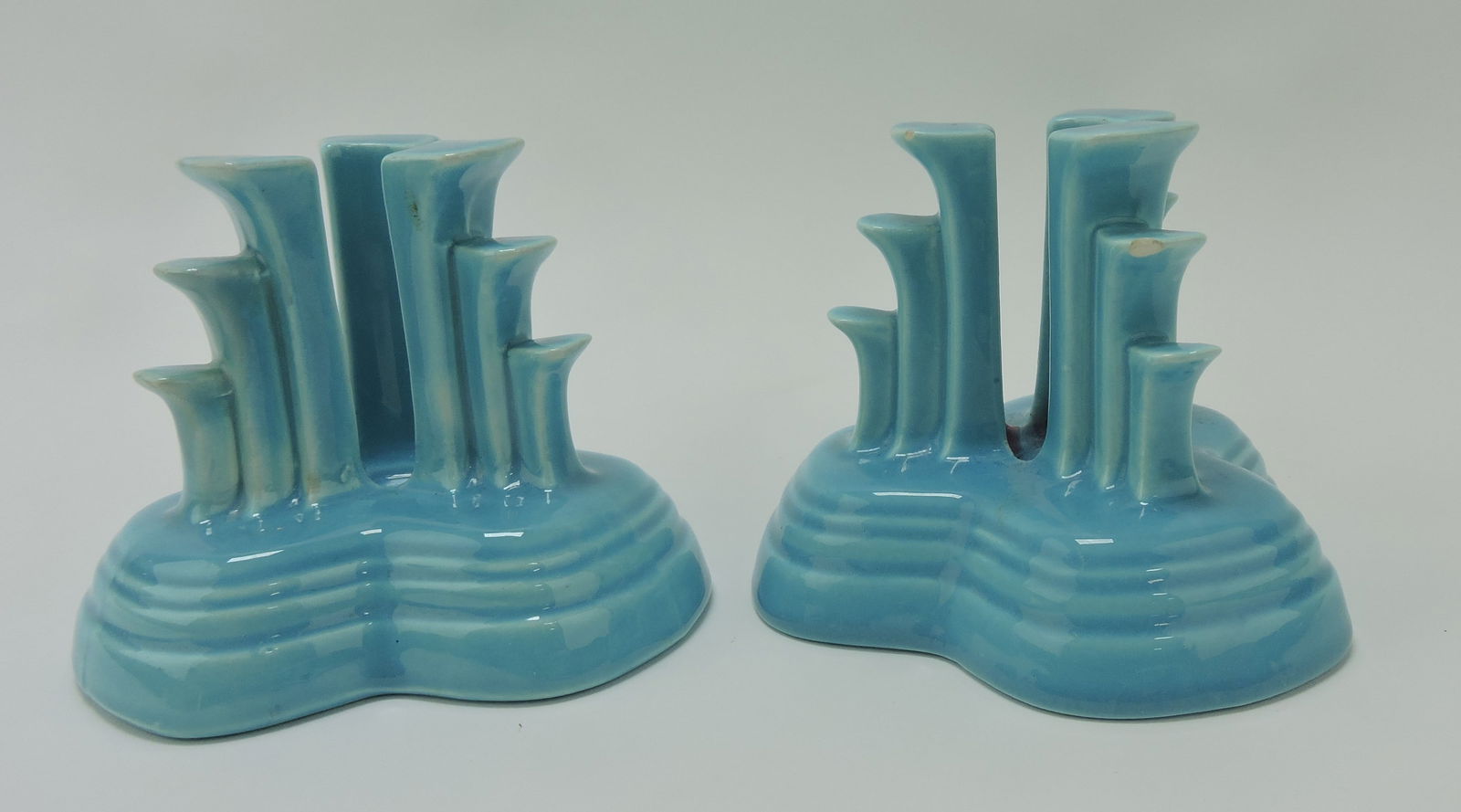 Fiesta tripod candle holder, pair, (1 of 1)