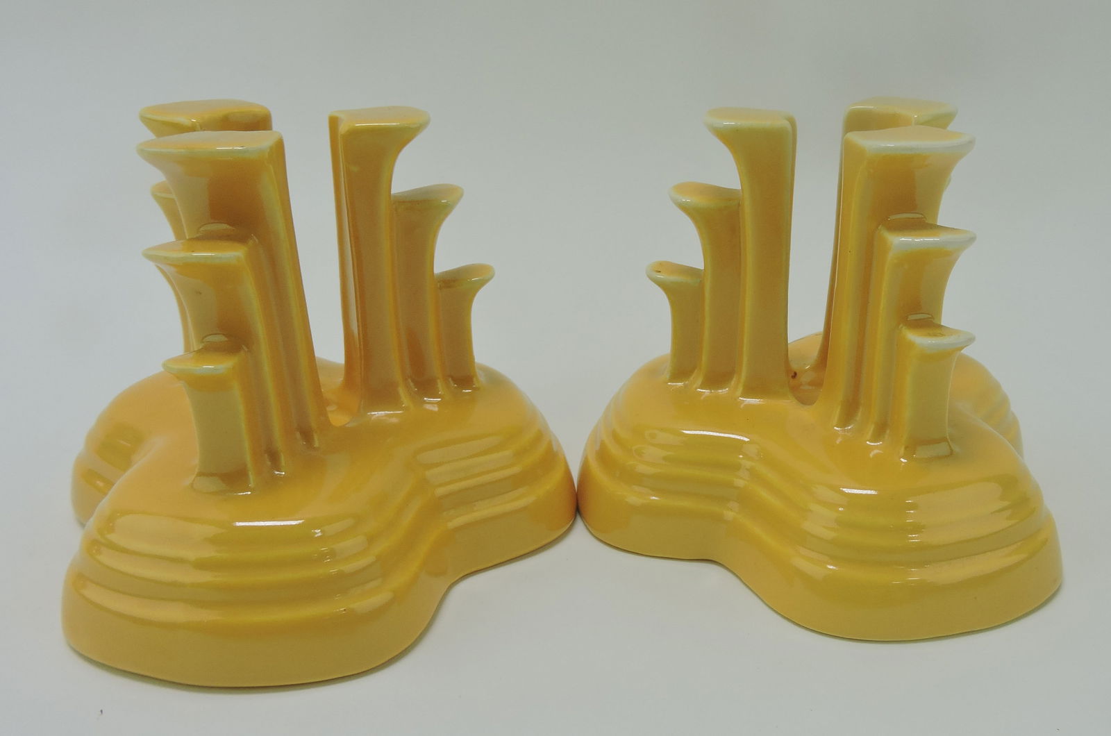 Fiesta tripod candle holder, pair, (1 of 1)