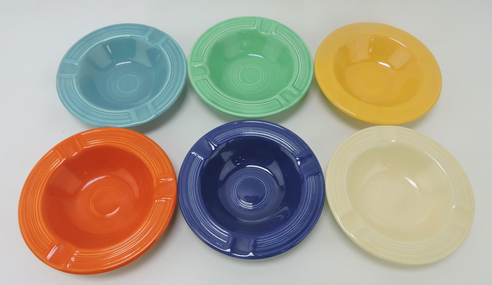 Fiesta ashtrays, all 6 original colors (1 of 1)