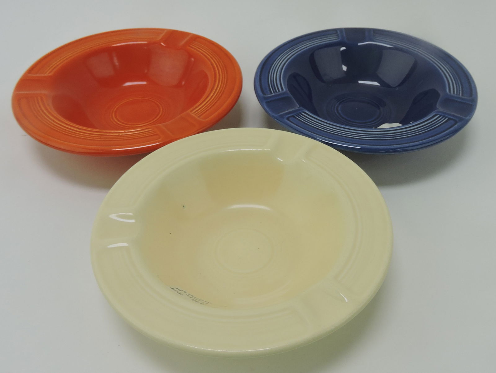 Fiesta ashtray group, 3 mixed (1 of 1)