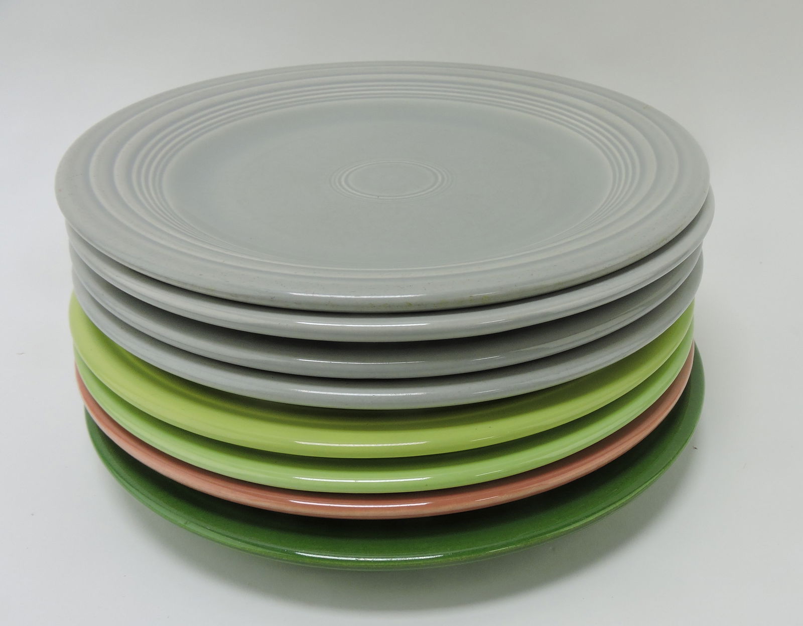 Fiesta 10" plate group, 8 - 50's colors: .