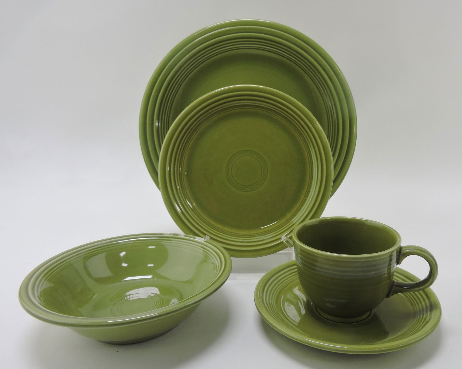 Fiesta Ironstone 5 pc place setting, (1 of 1)