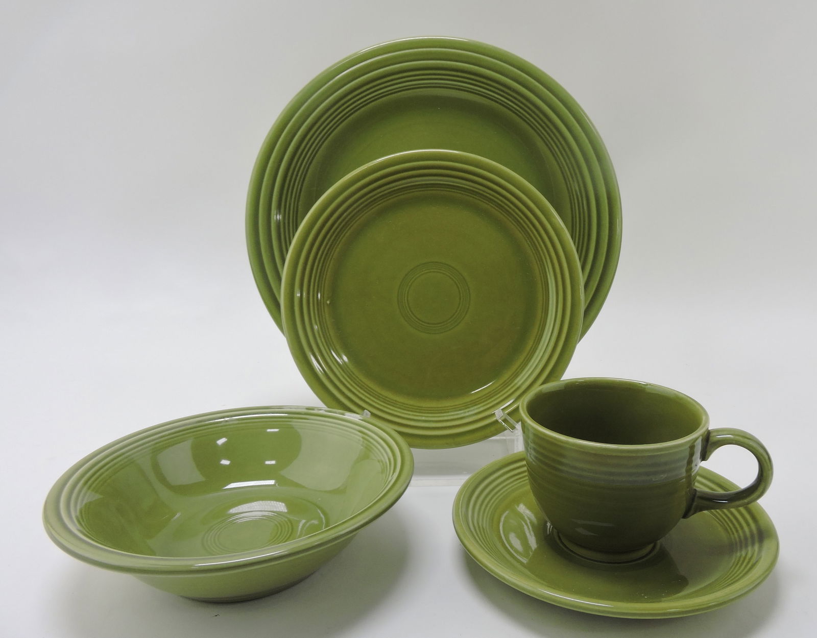 Fiesta Ironstone 5 pc place setting, (1 of 1)