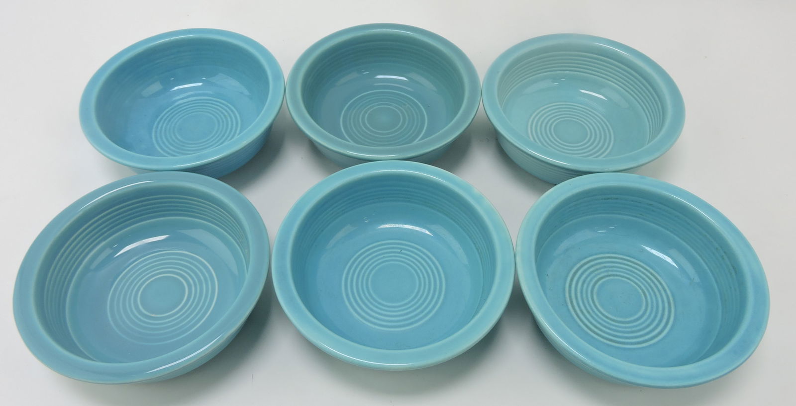 Fiesta 4 3/4" fruit bowl group, 6 turquoise (1 of 1)