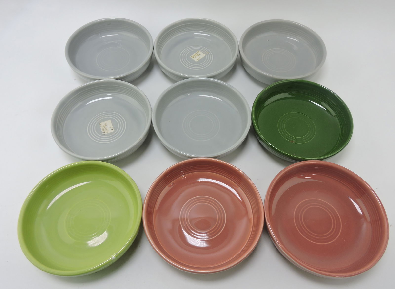 Fiesta 6" dessert bowl group, 9 - 50's colors (1 of 1)