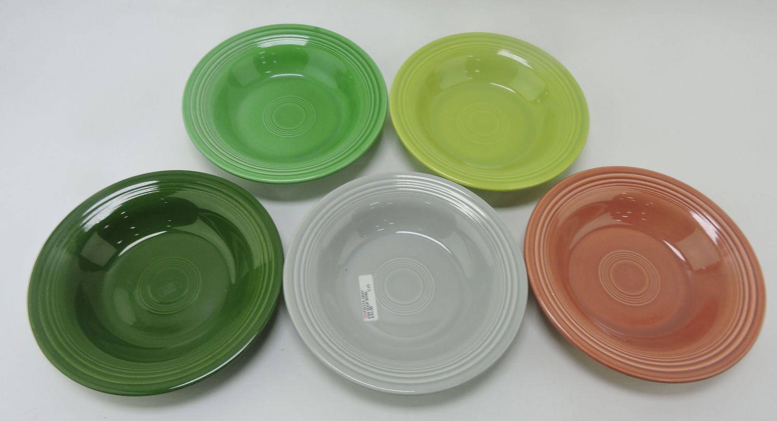 Fiesta deep plate group, 5 different (1 of 1)