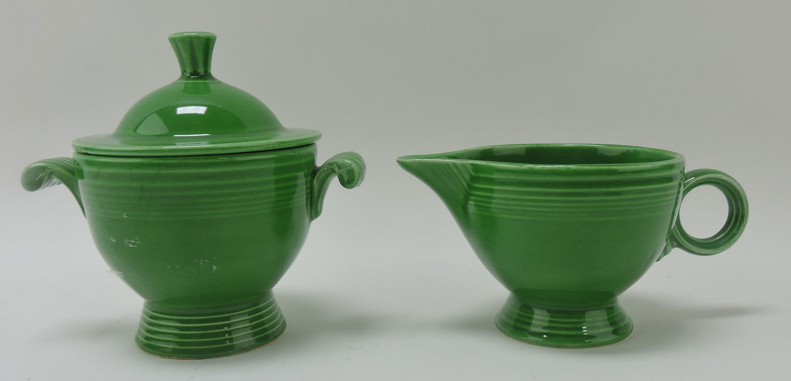 Fiesta cream & sugar, medium green (1 of 1)