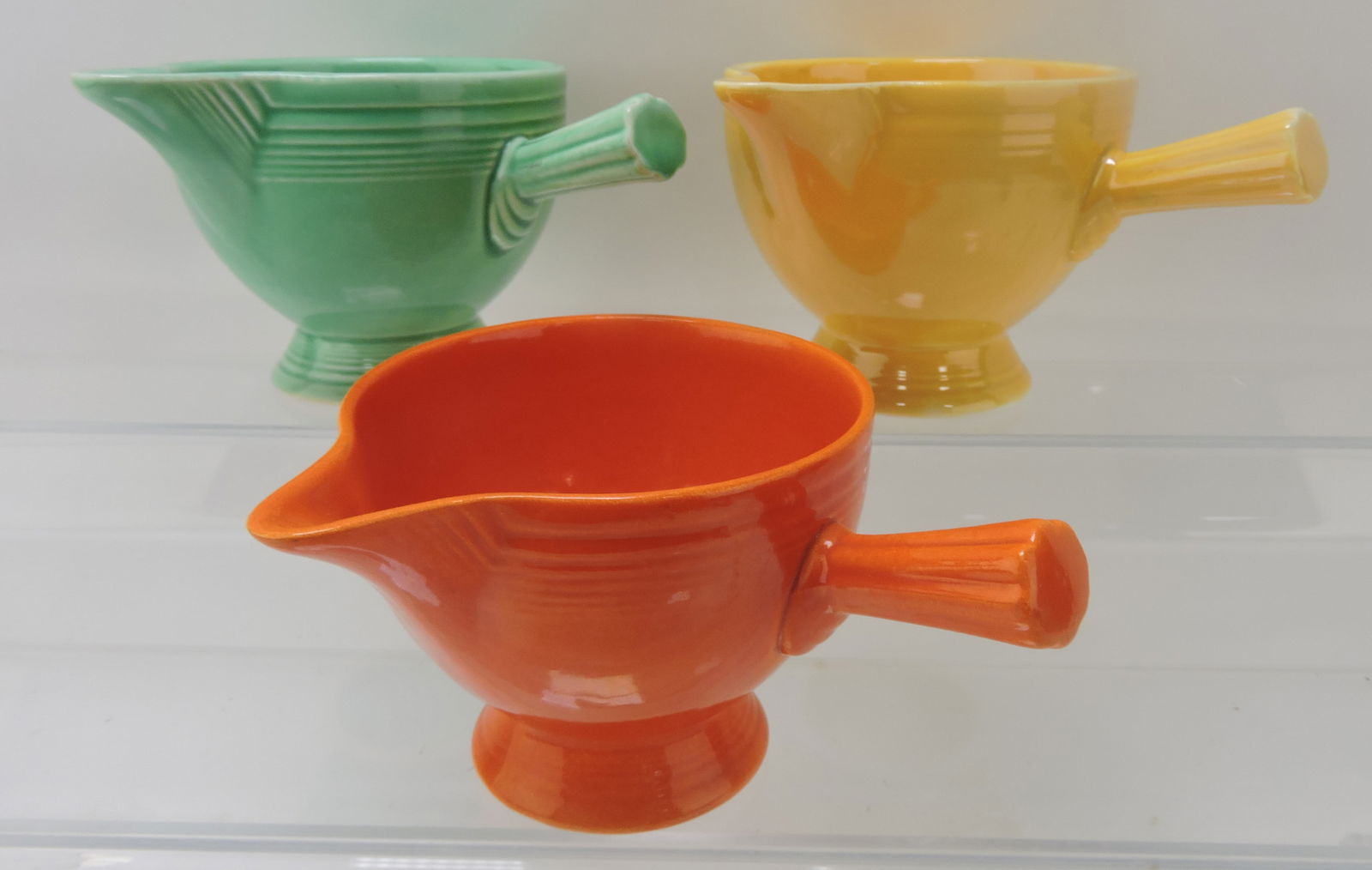 Fiesta stick handled creamer group, (1 of 1)