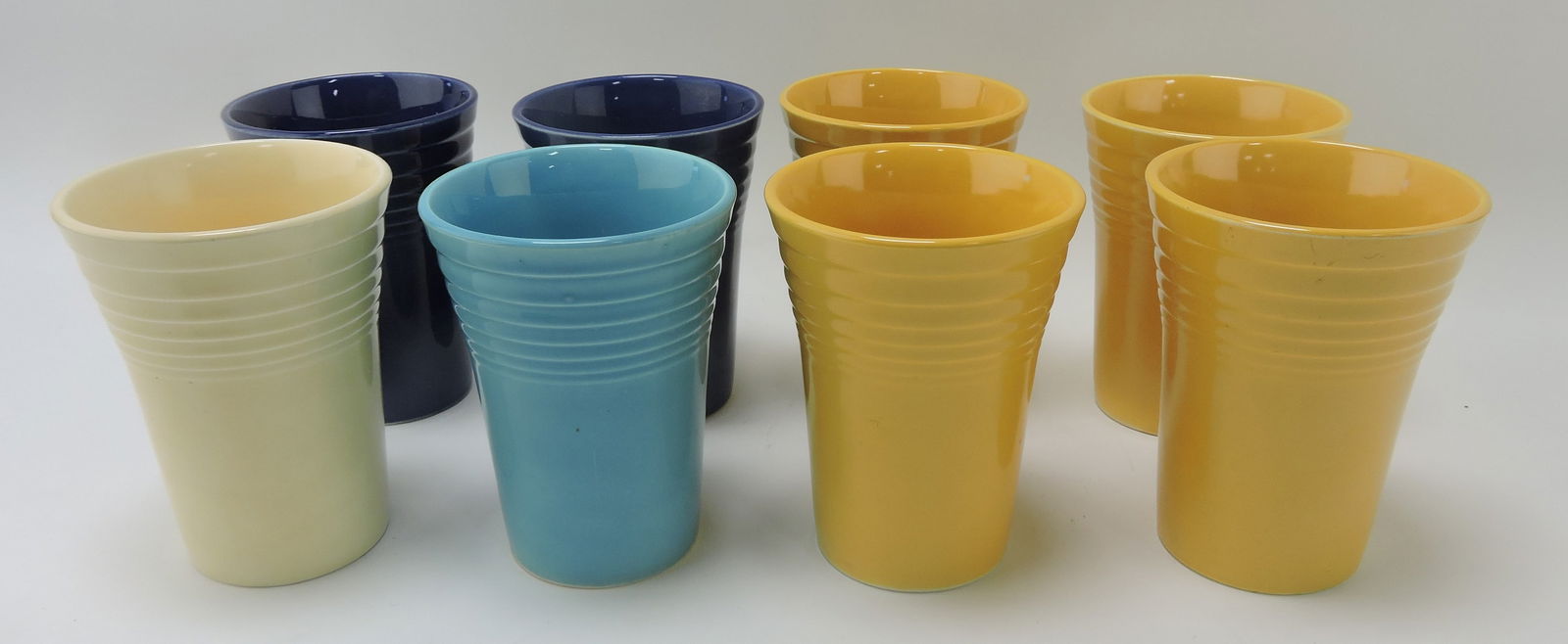 Fiesta water tumbler group, 8 mixed (1 of 1)