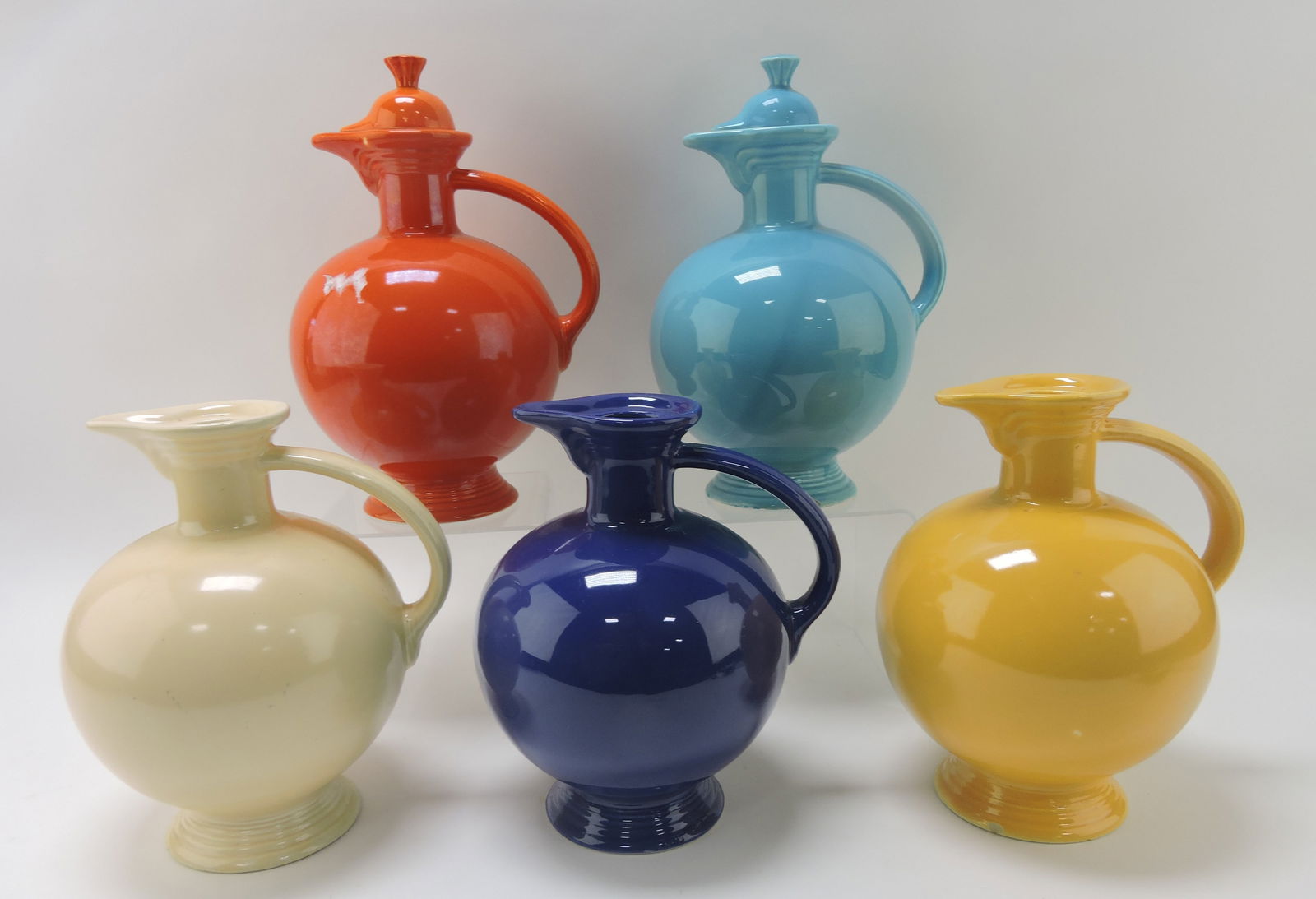 Fiesta carafe group, 5 mixed, various (1 of 1)