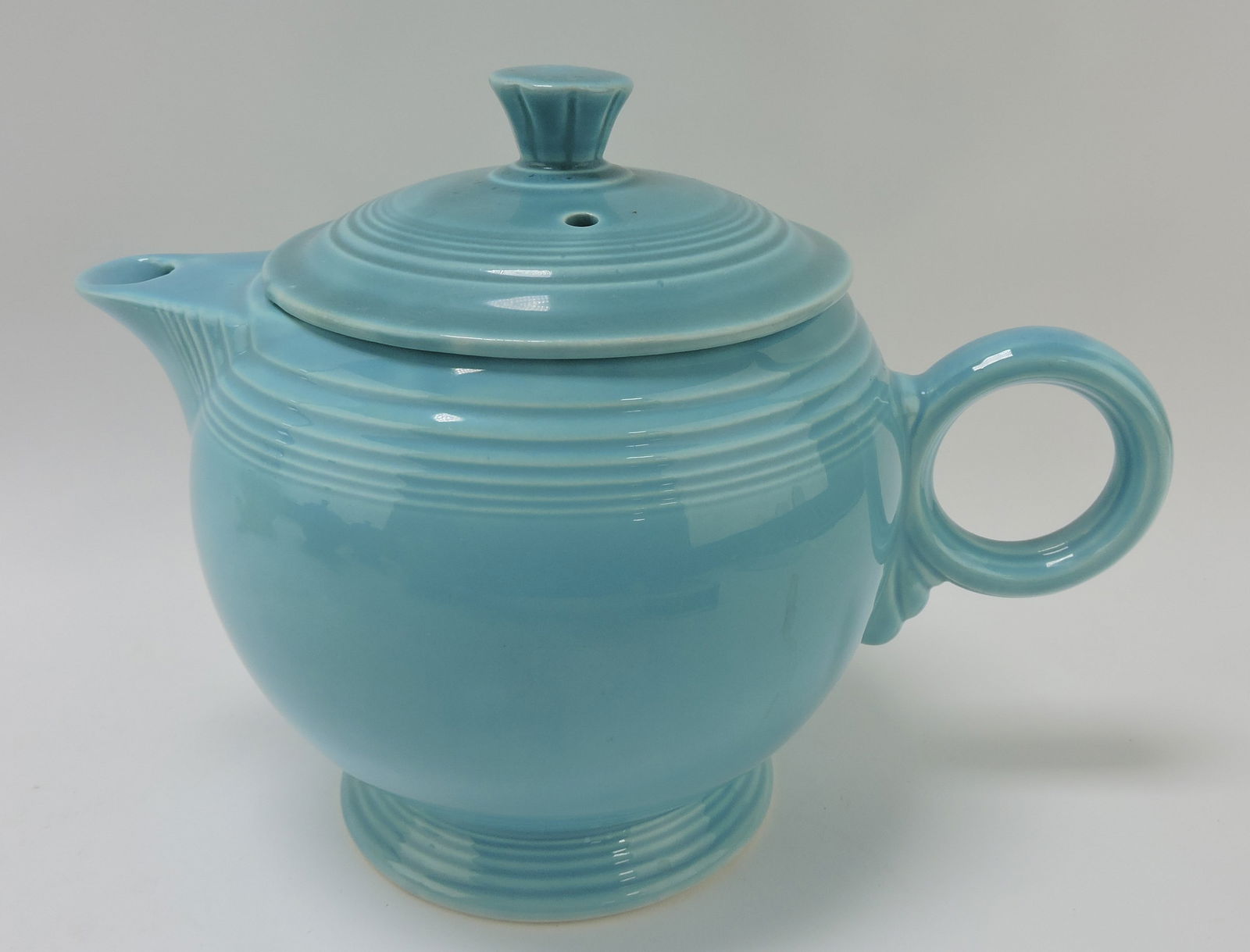 Fiesta large teapot, turquoise (1 of 1)