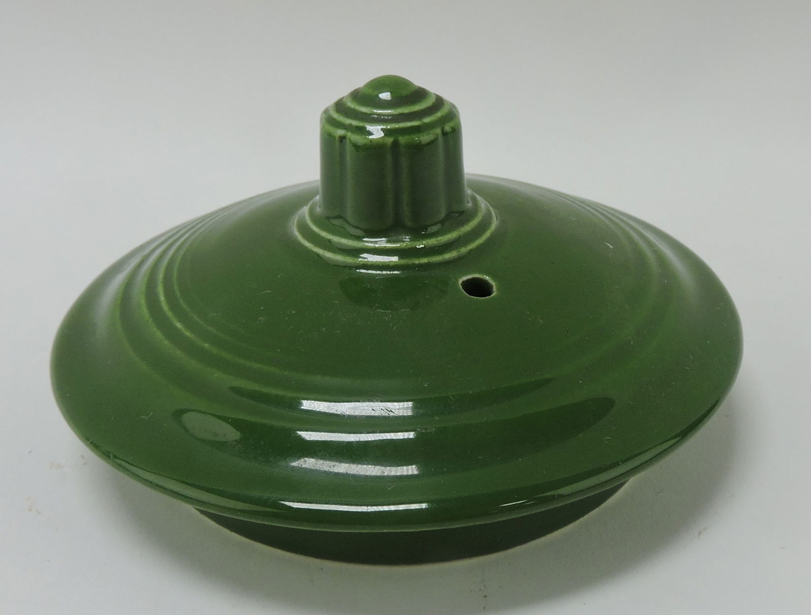 Fiesta medium teapot lid, dark green (1 of 1)