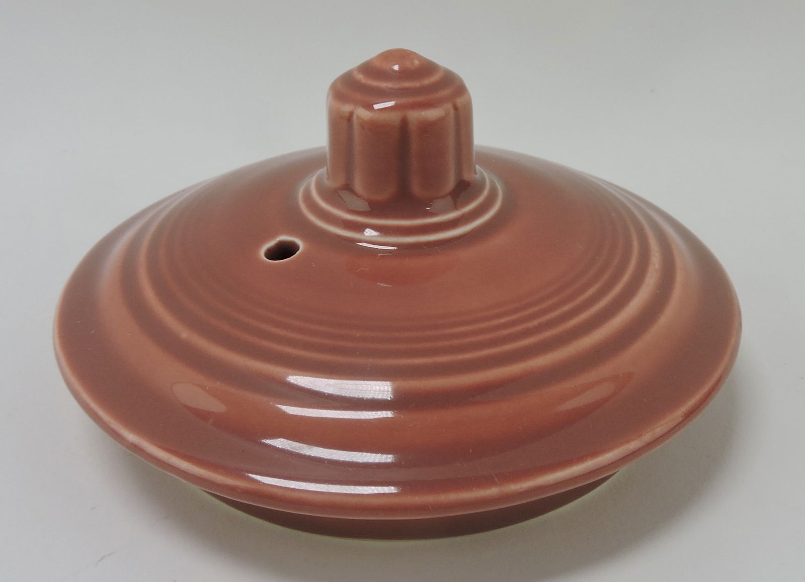 Fiesta medium teapot lid, rose (1 of 1)