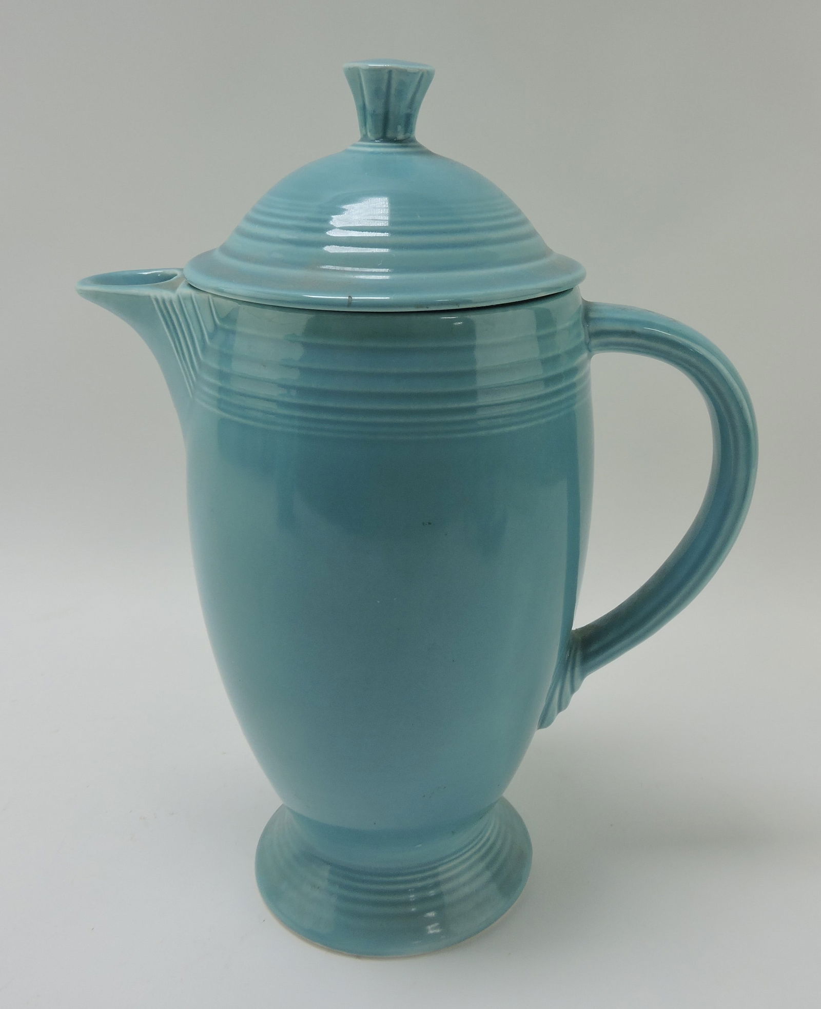 Fiesta coffee pot, turquoise (1 of 1)