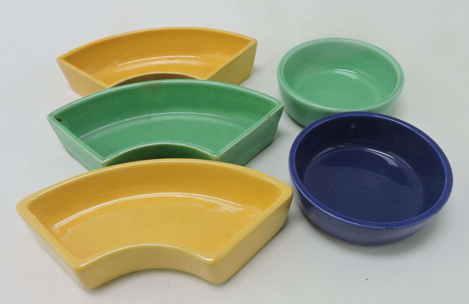 Fiesta relish tray insert group, 5 mixed, (1 of 1)