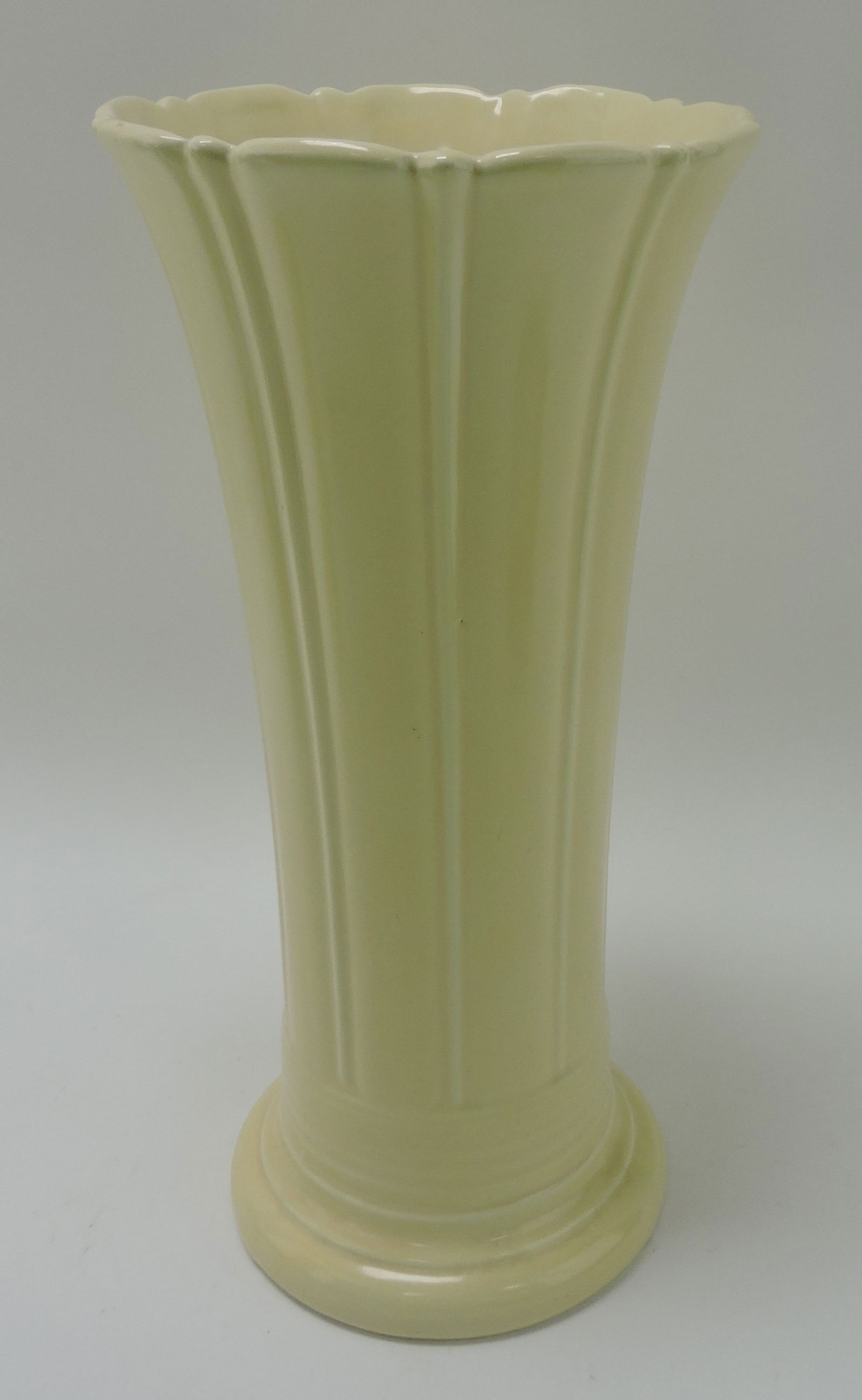 Fiesta 12" flower vase, ivory (1 of 1)
