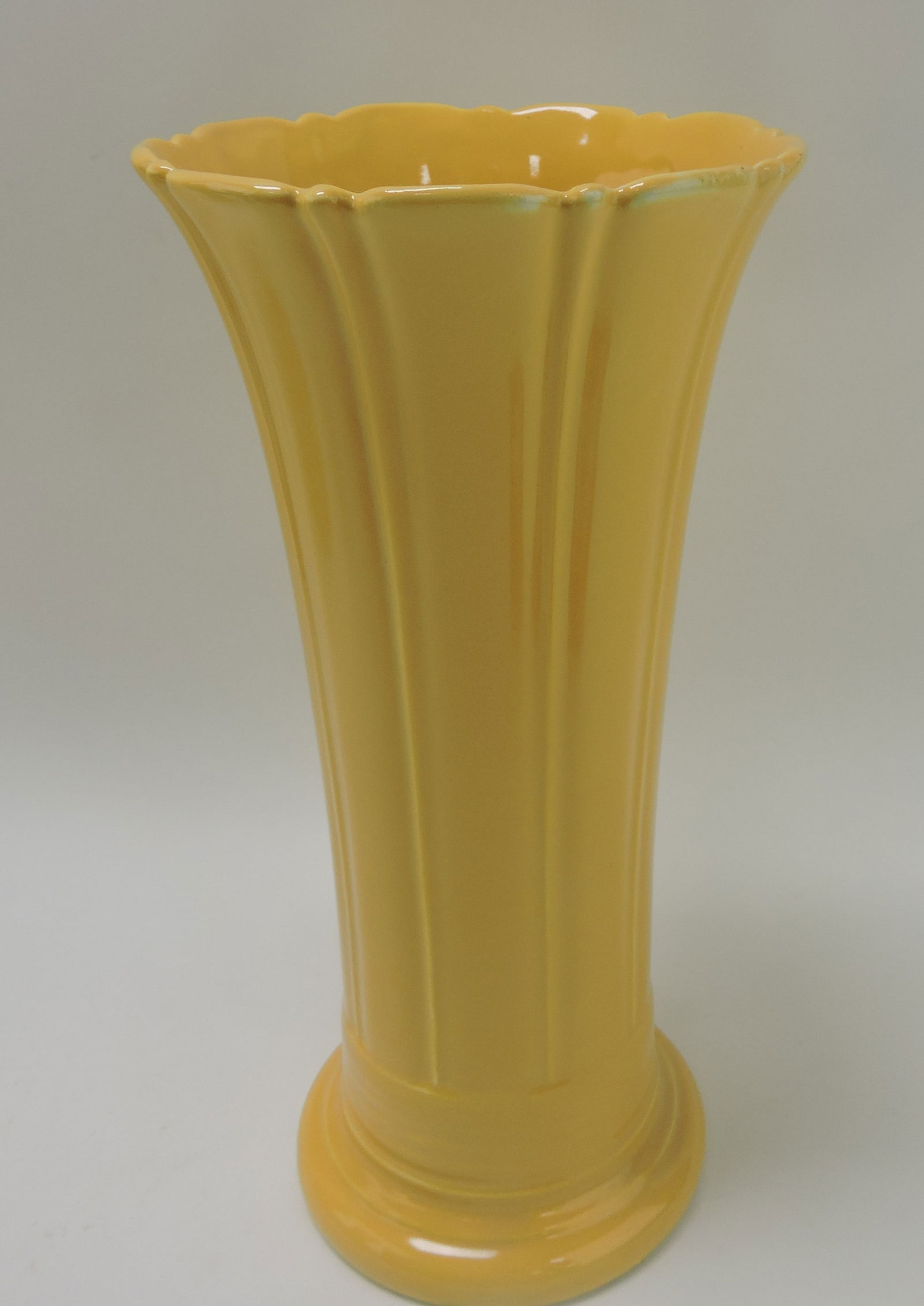 Fiesta 12" flower vase, yellow (1 of 1)