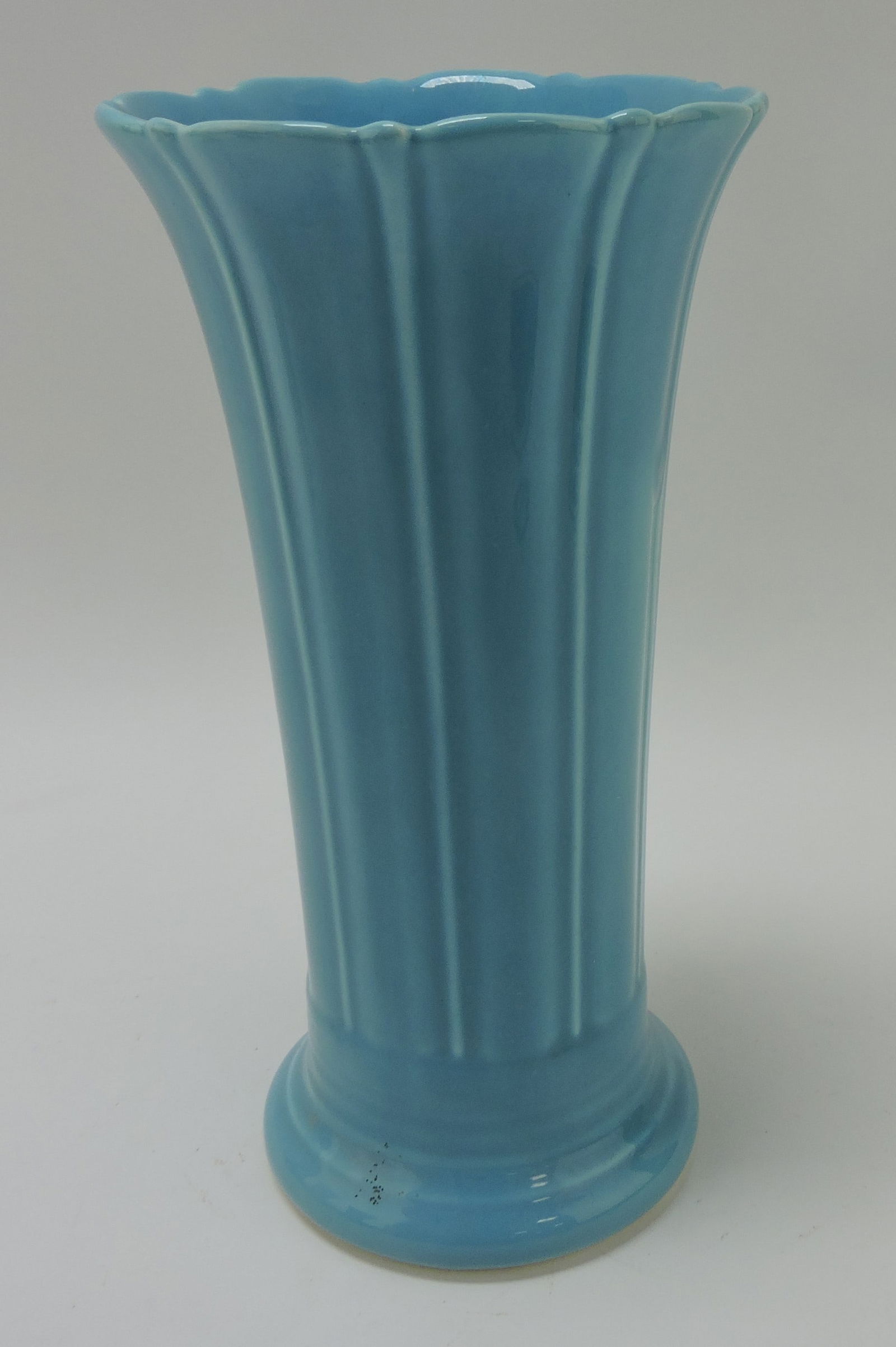Fiesta 8" flower vase, turquoise (1 of 1)