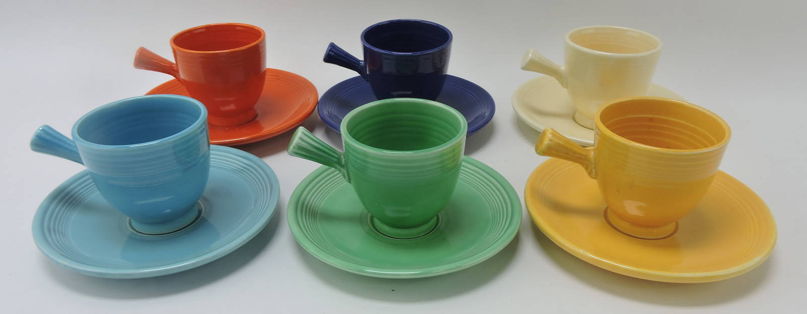 Fiesta Demitasse Cup & Saucer Group, Auction
