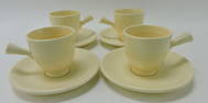 Fiesta demitasse cup & saucer group,