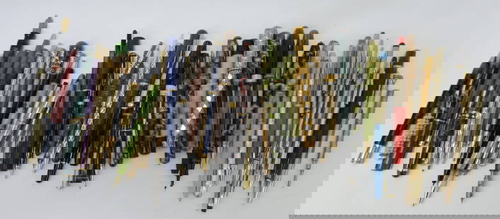 Fountain pen and Eversharp pencil lot: .