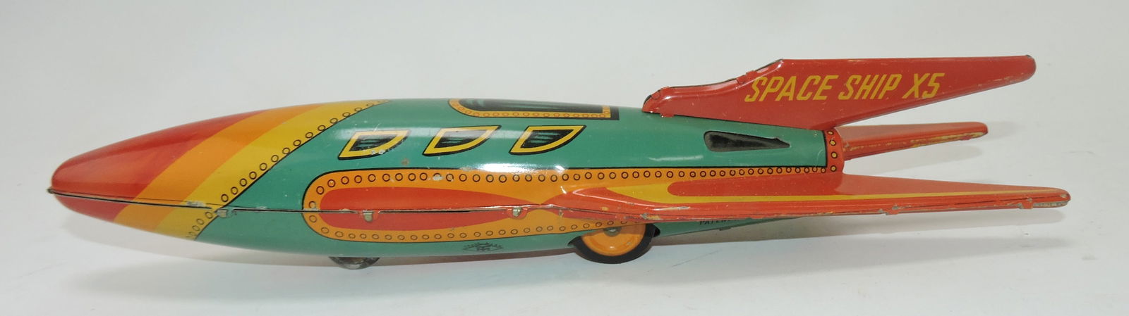 Japan tin litho friction Space Ship (1 of 3)
