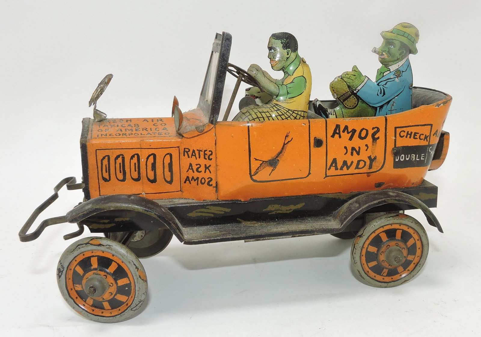 Marx Amos & Andy tin litho windup taxi: .
