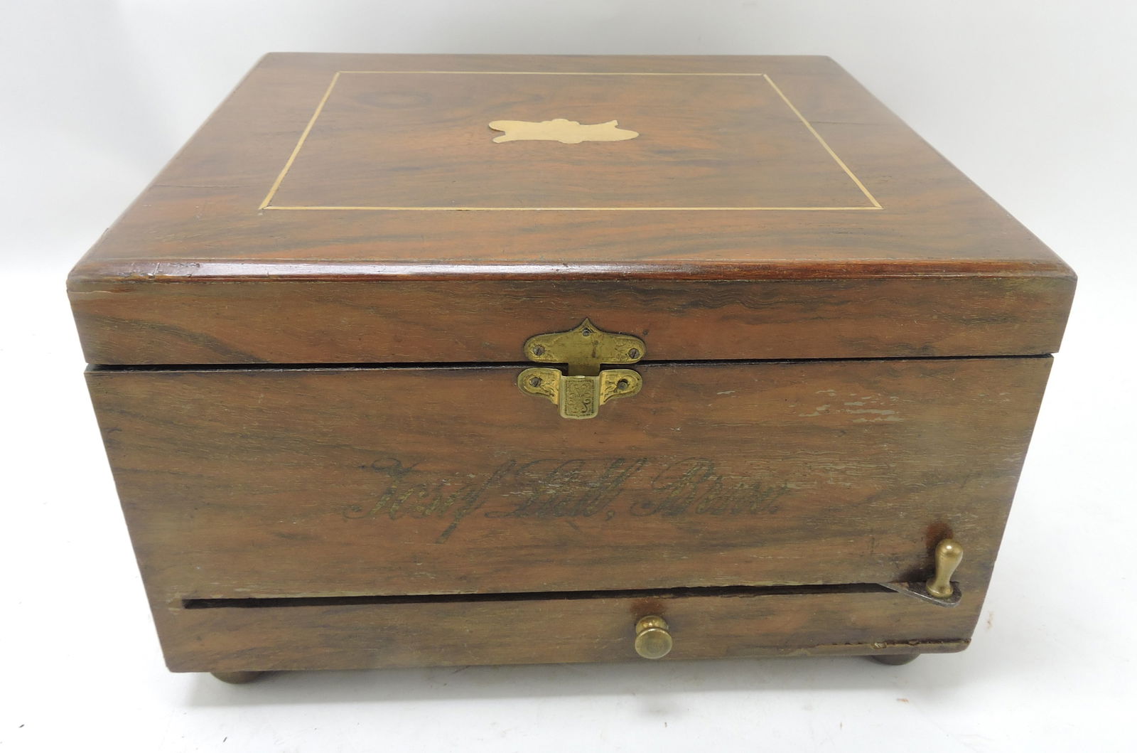 Polyphon disc music box with (1 of 3)