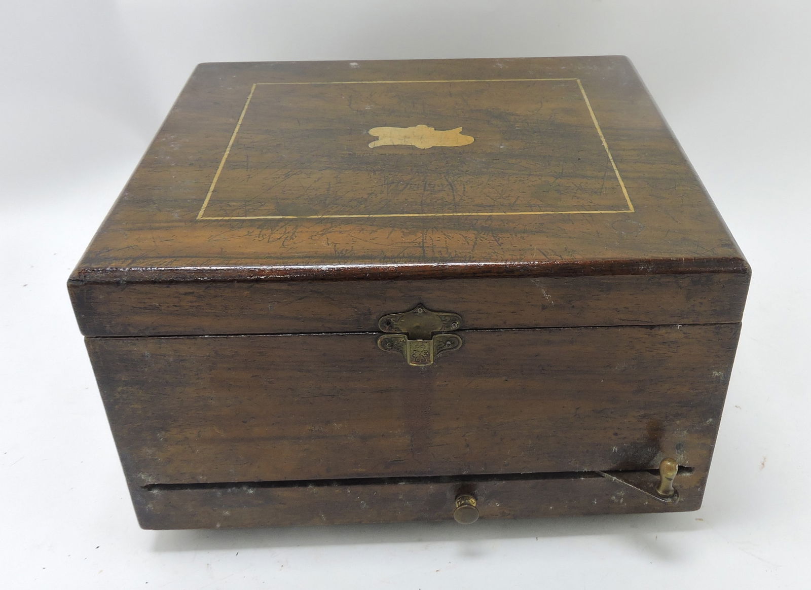 Polyphon disc music box with (1 of 3)