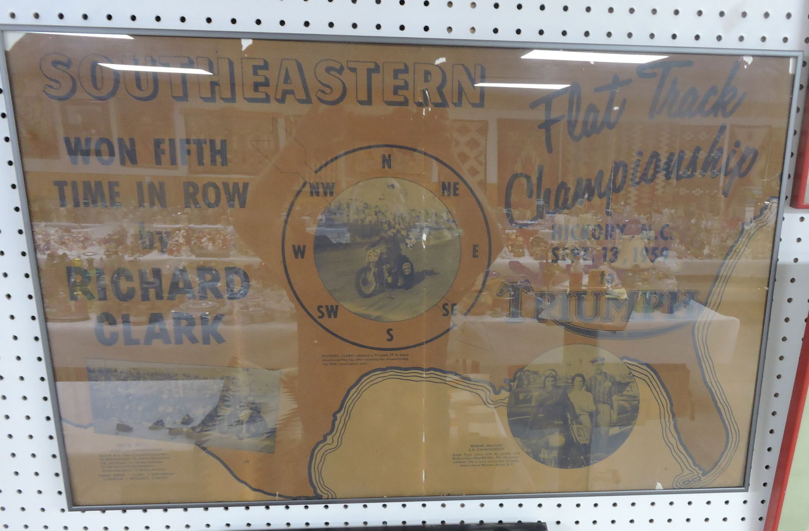 Vintage motorcycle poster 'Southwestern (1 of 1)