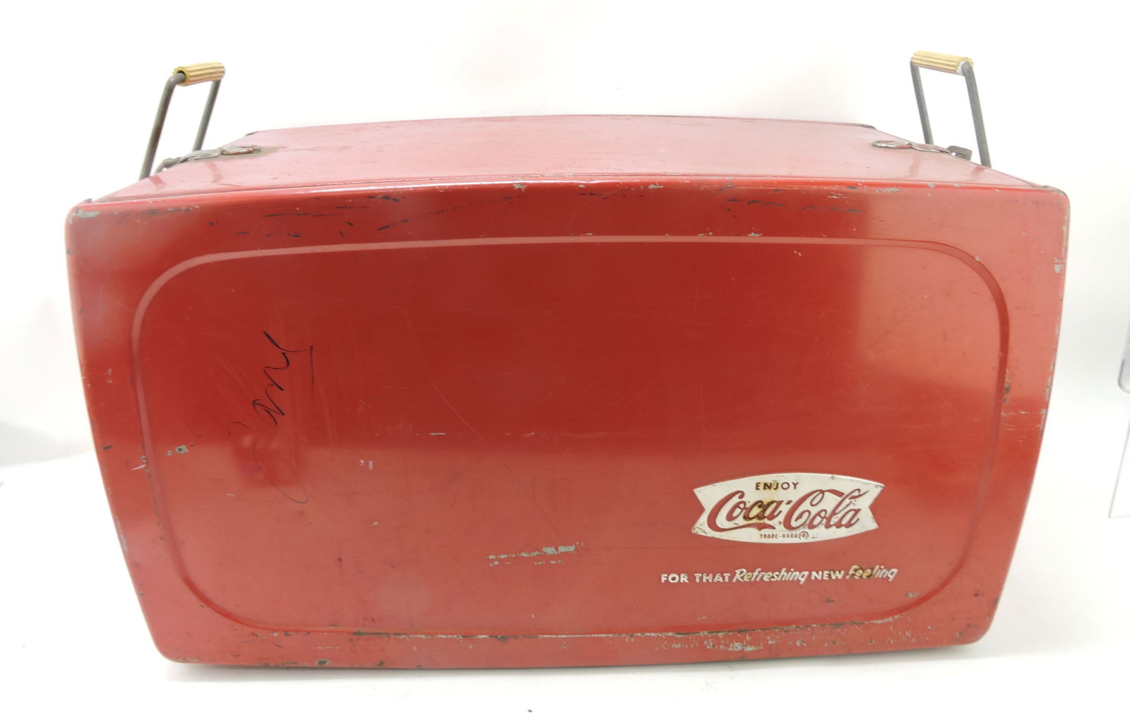 Coca Cola pop cooler with insert (1 of 3)