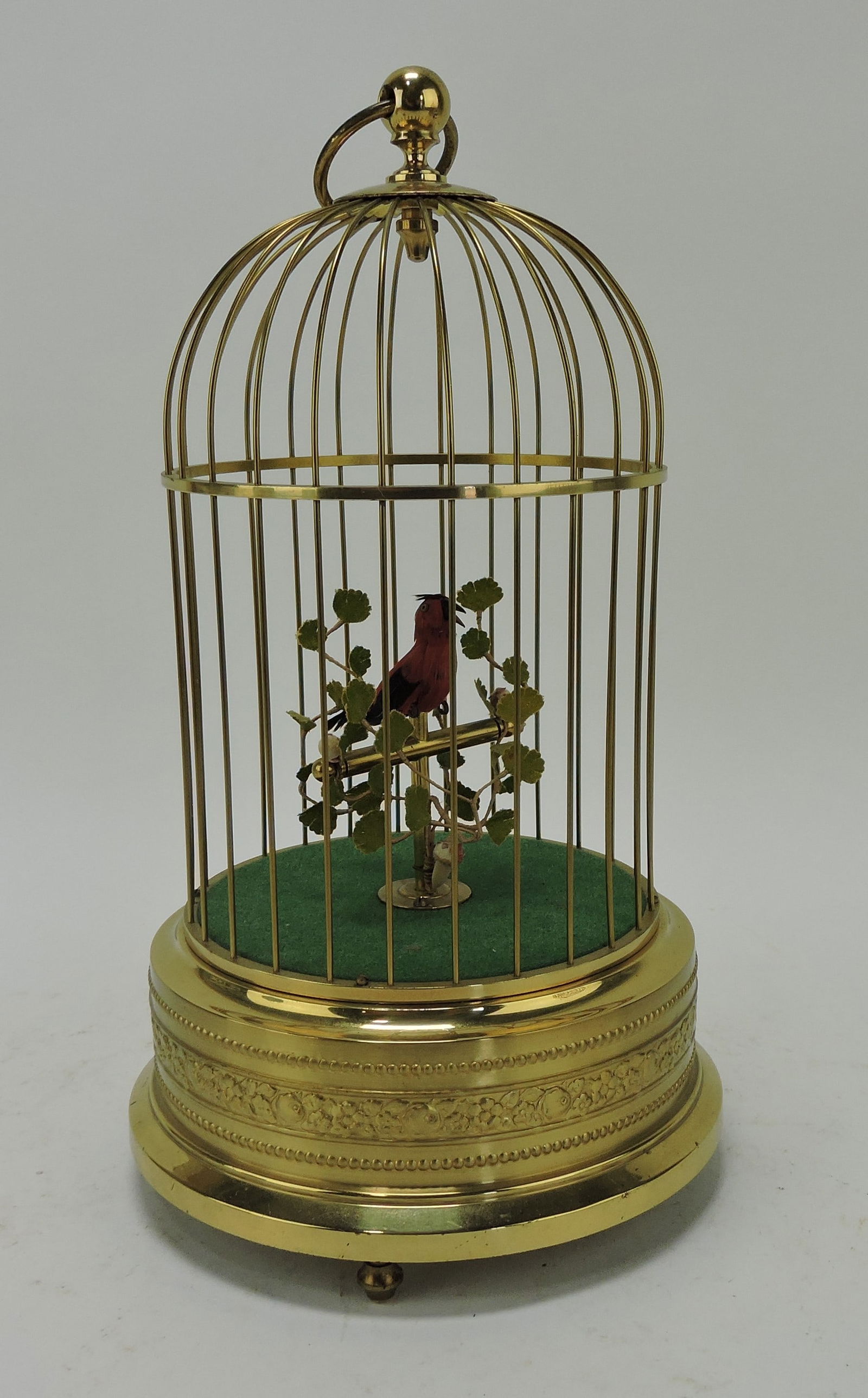 German brass bird cage music box (1 of 1)