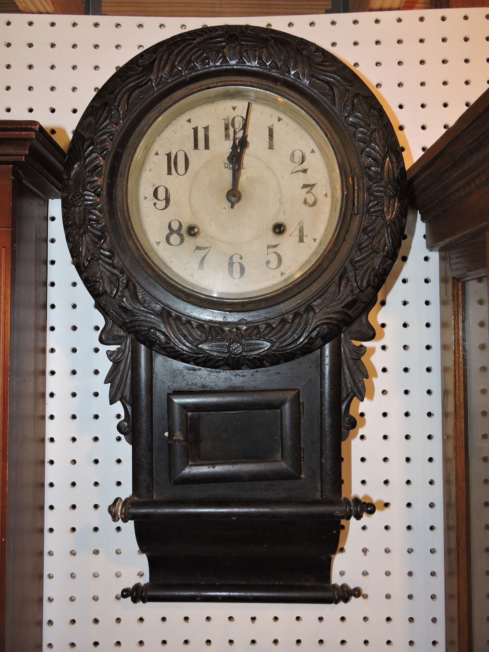 Royal wall regulator clock, 24" (1 of 1)