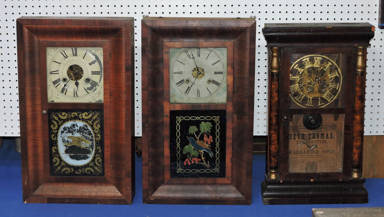 Lot of 3 weight clocks, various condition (1 of 1)