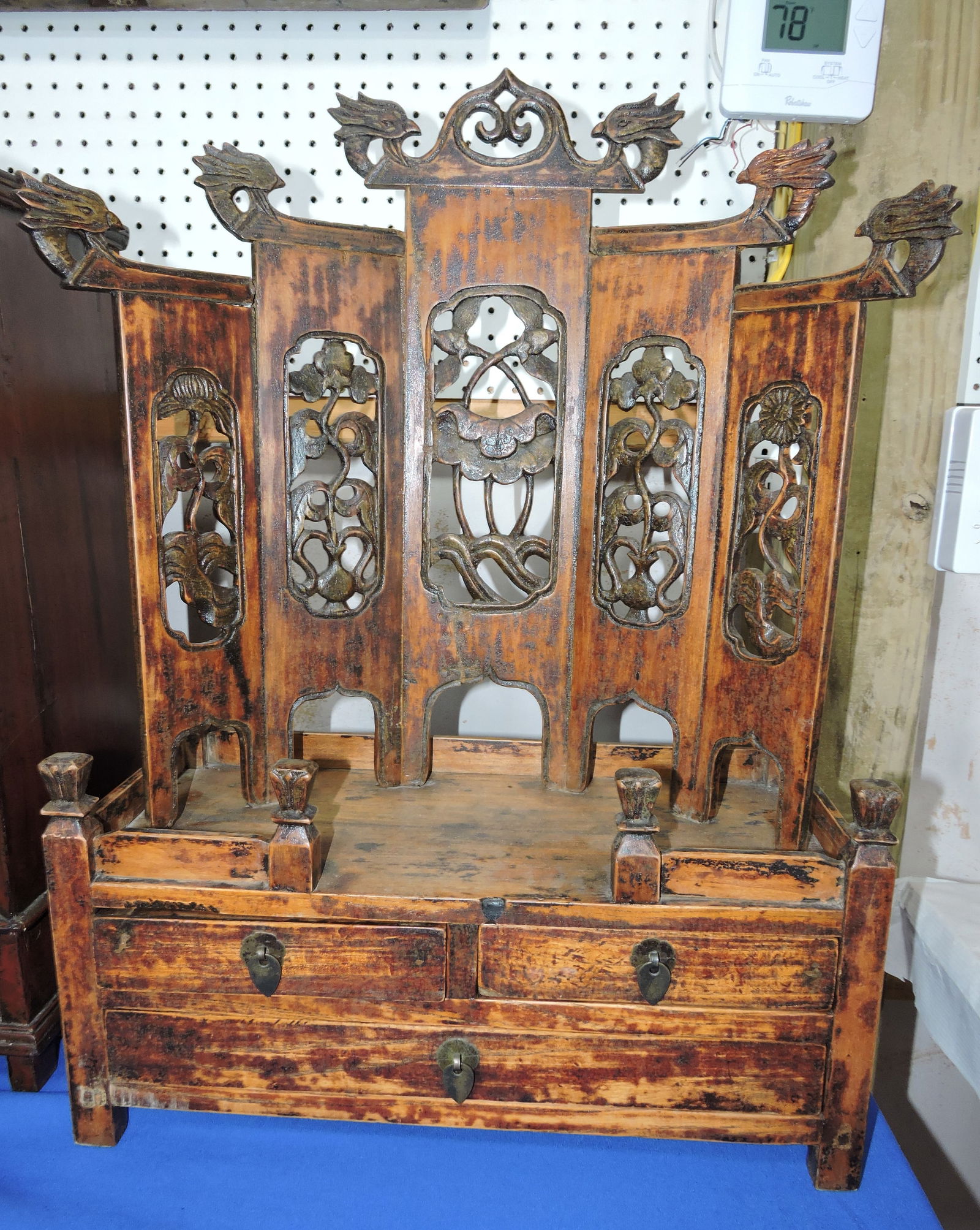 Small early Chinese chest with (1 of 1)