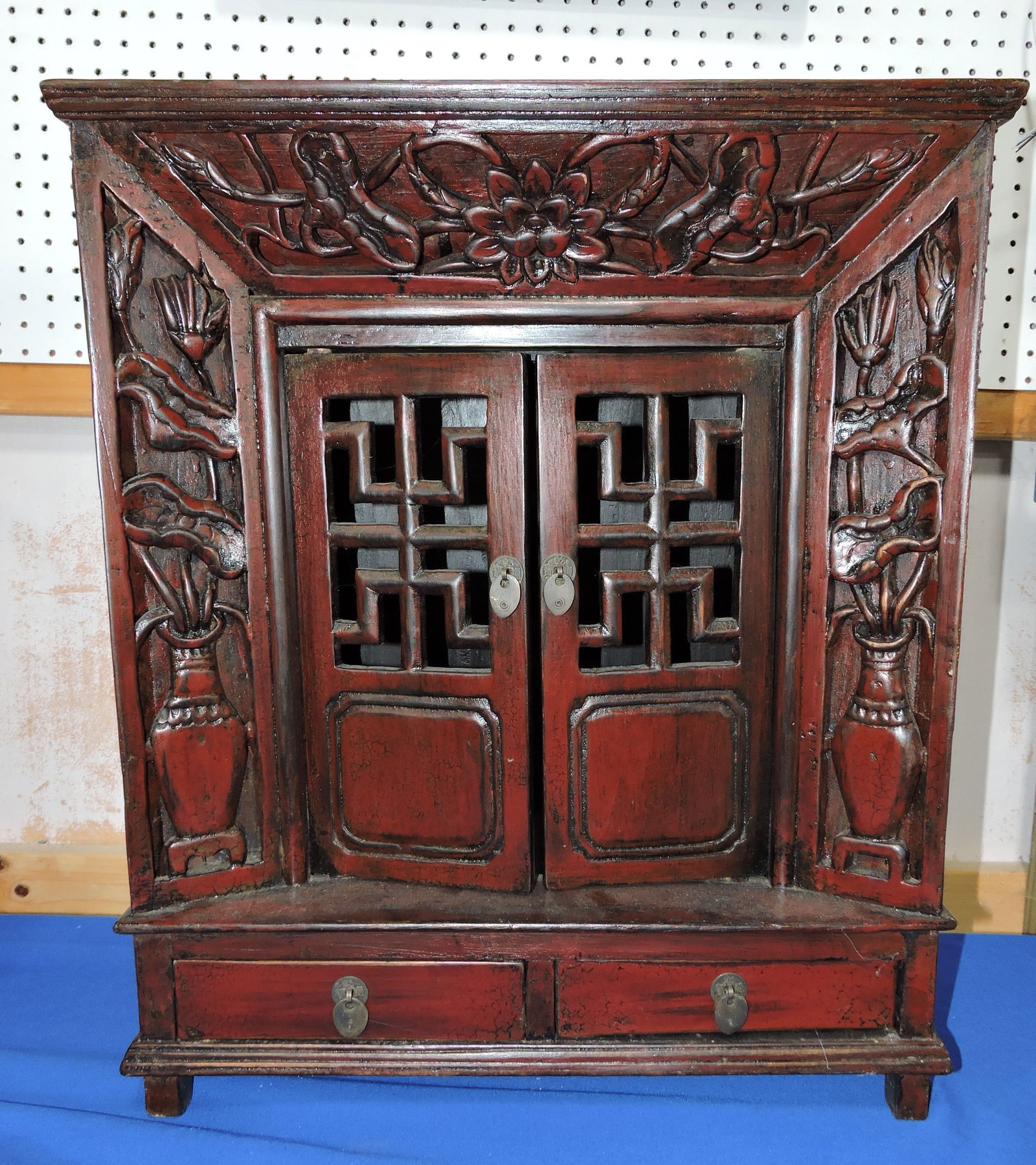 Small early Chinese chest, 25"x21" (1 of 1)