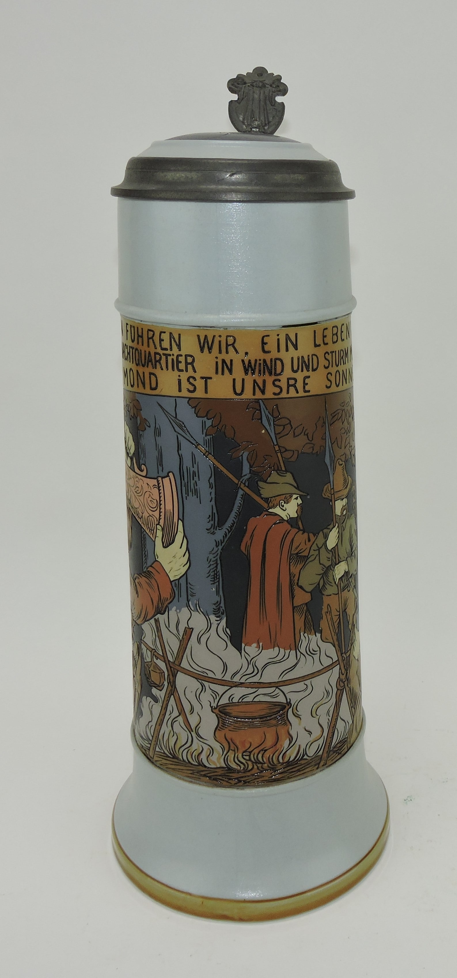 Mettlach stein #2921 3L, 15", (1 of 3)