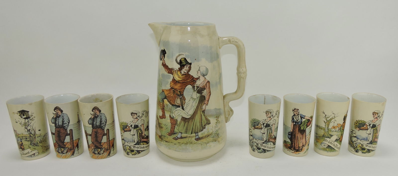 Villeroy & Bach 9 pc ale set, various (1 of 1)