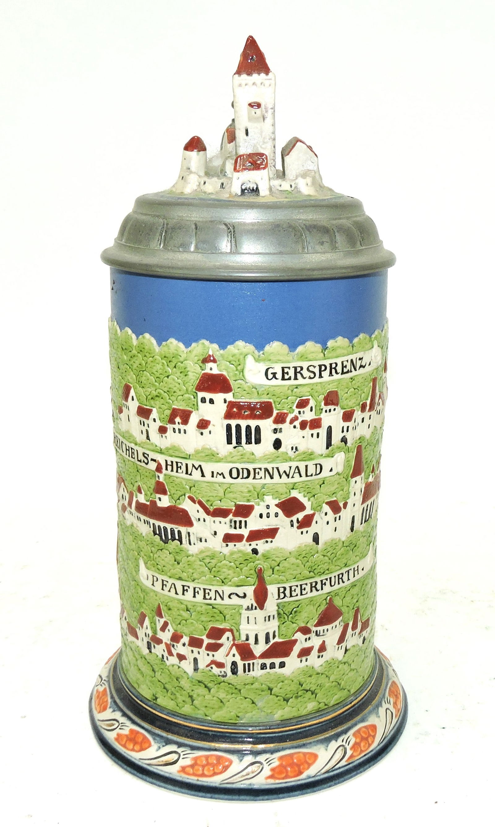 Mettlach stein #2829 1/2L, Rodenstein (1 of 3)