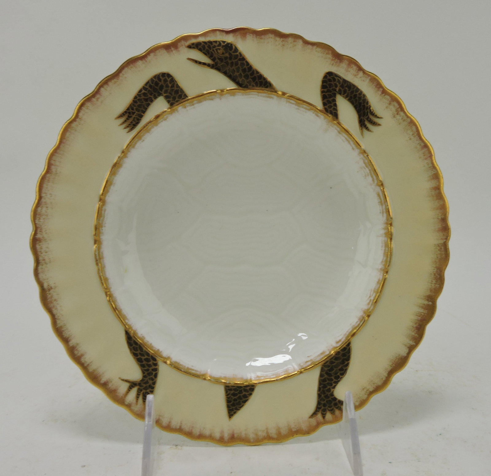 Bodley & Hanley Terrapin stew bowl,: 7 7/8", ref. Karsnitz p139
