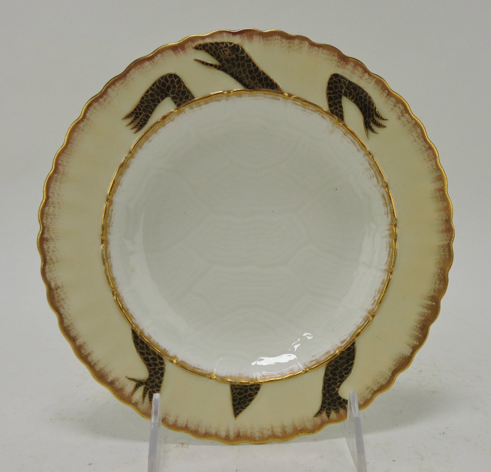Bodley & Hanley Terrapin stew bowl,: 7 7/8", ref. Karsnitz p139