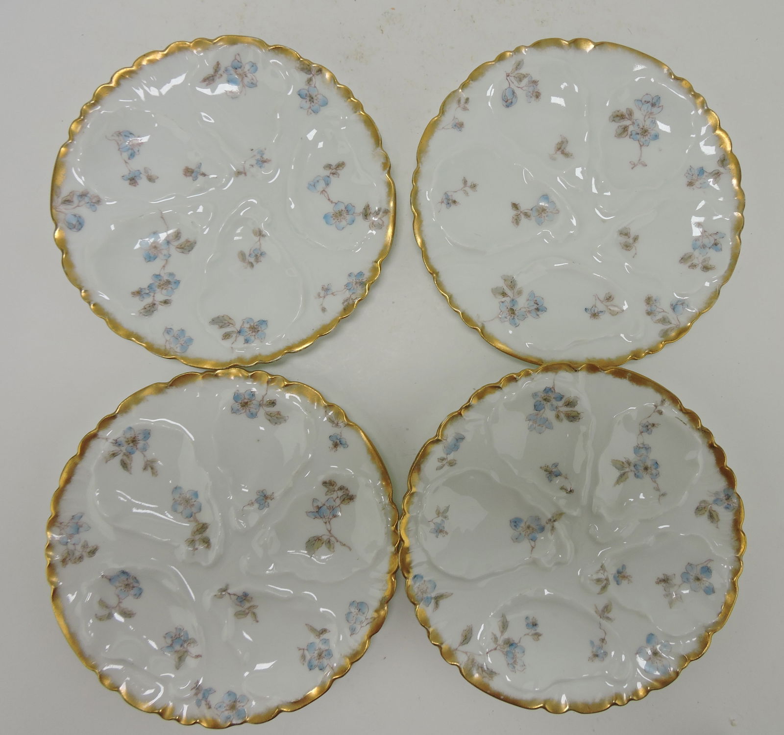 Charles Haviland set of 4 five well (1 of 1)